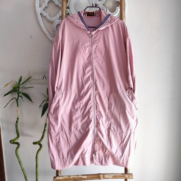 Pink Lightweight Windbreaker Jacket from Seoul - Picture 15 of 16